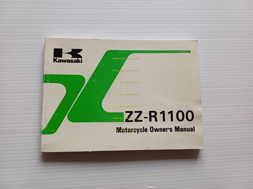 Kawasaki ZZ-R 1100 1991 manuale uso manutenzione libretto INGLESE originale