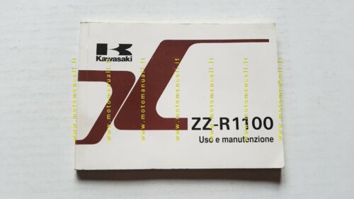 Kawasaki ZZ-R 1100 1992 manuale uso manutenzione originale italiano