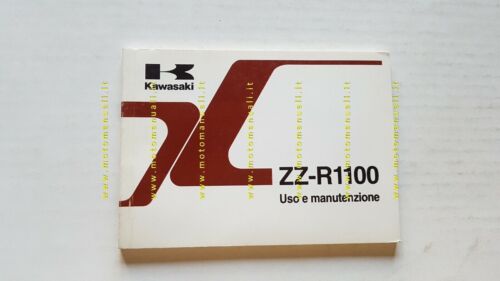 Kawasaki ZZ-R 1100 1996 manuale uso manutenzione originale italiano