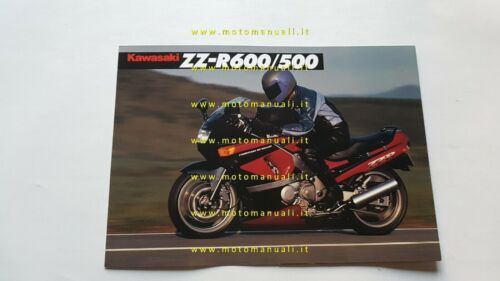 Kawasaki ZZ-R 600 - 500 depliant originale moto brochure ENGLISH