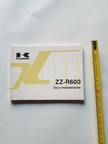 Kawasaki ZZ-R 600 1992 manuale uso ITALIANO libretto manutenzione originale