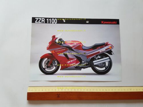 Kawasaki ZZR 1100 1990 depliant italiano originale