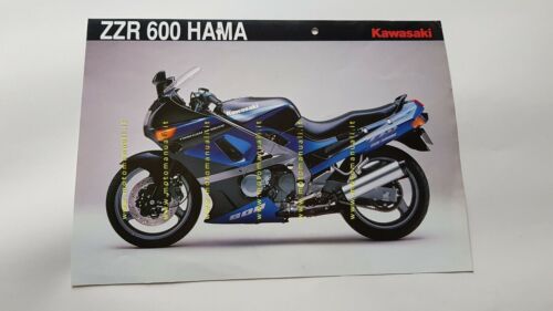 Kawasaki ZZR 600 HAMA depliant originale italiano brochure