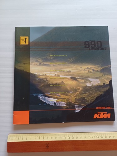 KTM 990 Adventure 2008 depliant inglese originale