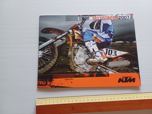 KTM catalogo modelli Motocross 2007 depliant italiano originale
