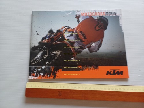 KTM catalogo modelli Motocross 2008 depliant italiano originale