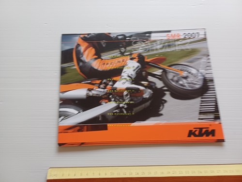 KTM catalogo modelli Supermotard 2007 depliant italiano originale