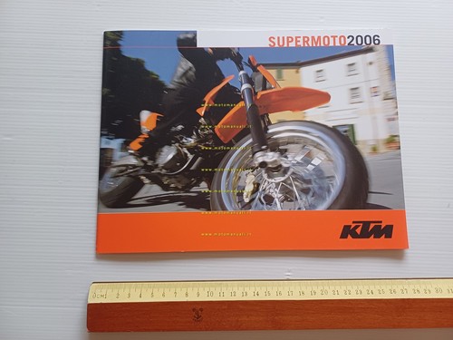 KTM catalogo modelli Supermoto 2006 depliant italiano originale