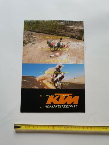 KTM catalogo produzione modelli 2002 depliant italiano originale moto