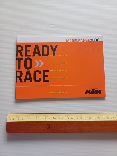 KTM catalogo produzione modelli 2006 depliant italiano inglese originale