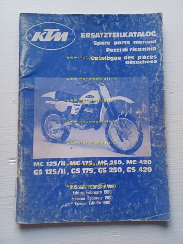 KTM MC-GS 125 II - 175 - 250 - 420 …