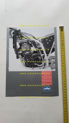 KTM modelli 4T Cross Enduro 1988 depliant moto inglese originale …