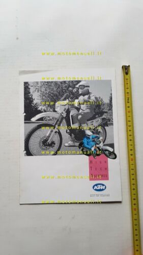 KTM modelli 4T Cross Enduro 1989 depliant moto ITALIANO originale …