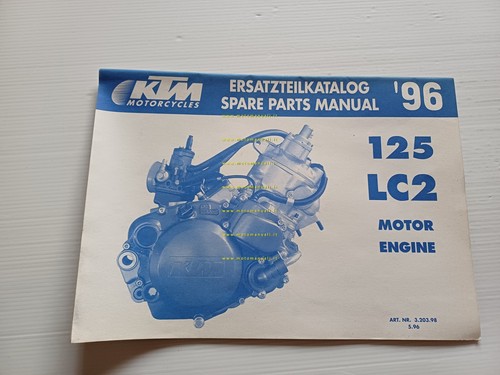 KTM MOTORE 125 LC2 1996 catalogo ricambi - dati tecnici …