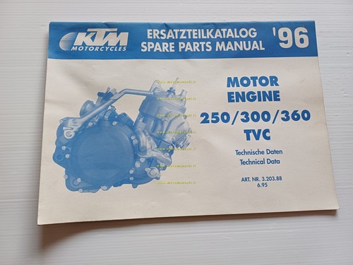 KTM MOTORE 250 - 300 - 360 TVC 1996 catalogo …