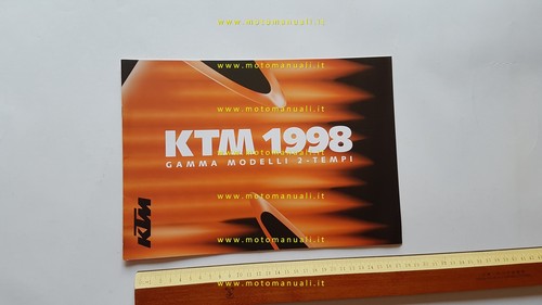 KTM produzione modelli 2 tempi Cross- Enduro 1998 depliant italiano …