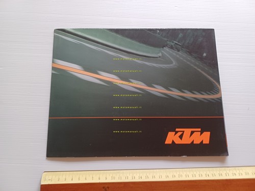 KTM produzione modelli 2007 cross enduro strada depliant poster originale
