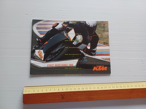 KTM produzione modelli Strada 2009 depliant italiano francese originale