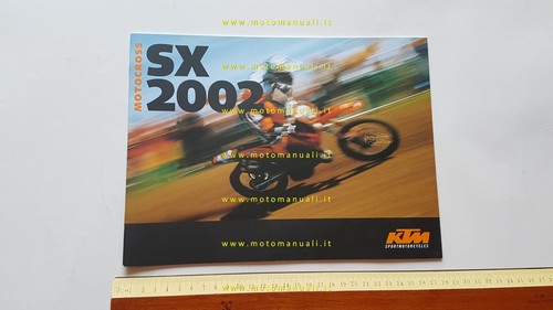 KTM produzione modelli SX cross 2002 2 tempi-4 tempi depliant …