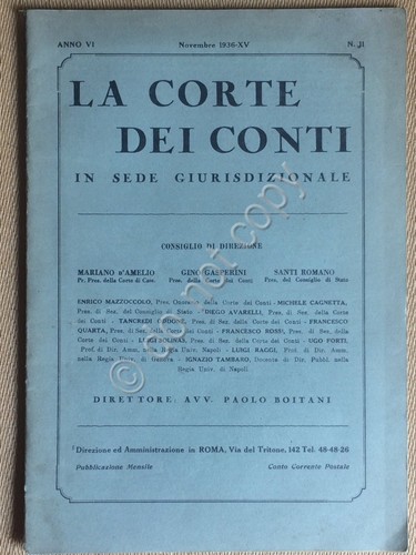 La Corte dei Conti in Sede Giurisdizionale - Anno VI …