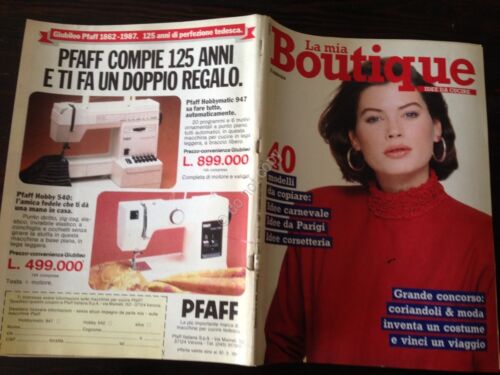 LA MIA BOUTIQUE Rivista Magazine Febbraio 1987 n. 2 con …