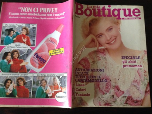 LA MIA BOUTIQUE Rivista Magazine Maggio 1987 con cartamodelli