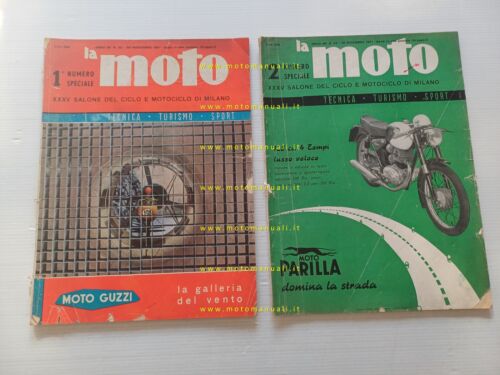 La Moto rivista 2 Speciali Salone Milano 1957