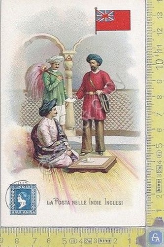 La Posta nelle Indie Inglesi - Achille Brioschi & C.- …