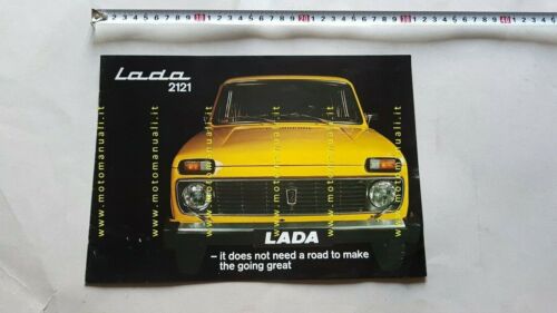 LADA 2121 (LADA NIVA) AVTOEXPORT depliant originale auto inglese