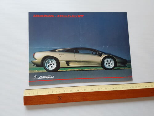 Lamborghini Diablo - Diablo VT 1990 depliant originale inglese