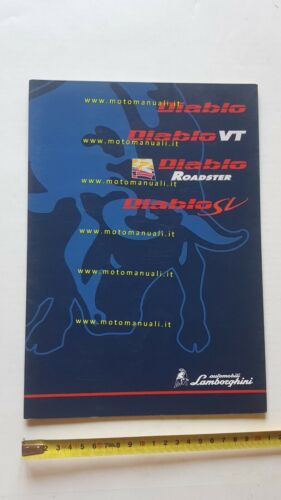 Lamborghini Diablo tutti i modelli depliant originale auto factory brochure