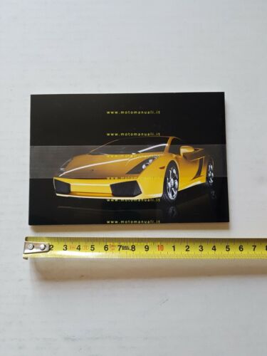 Lamborghini Gallardo Coupè 2006 lotto 10 foto cartella stampa originali