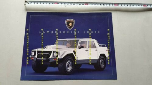 Lamborghini LM002 1986 depliant epoca originale INGLESE