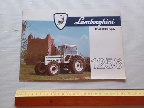 Lamborghini trattore R 1256 - R 1256 DT depliant originale …