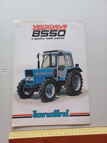 Lamborghini trattore VeloxDrive 8550 1982 depliant originale italiano