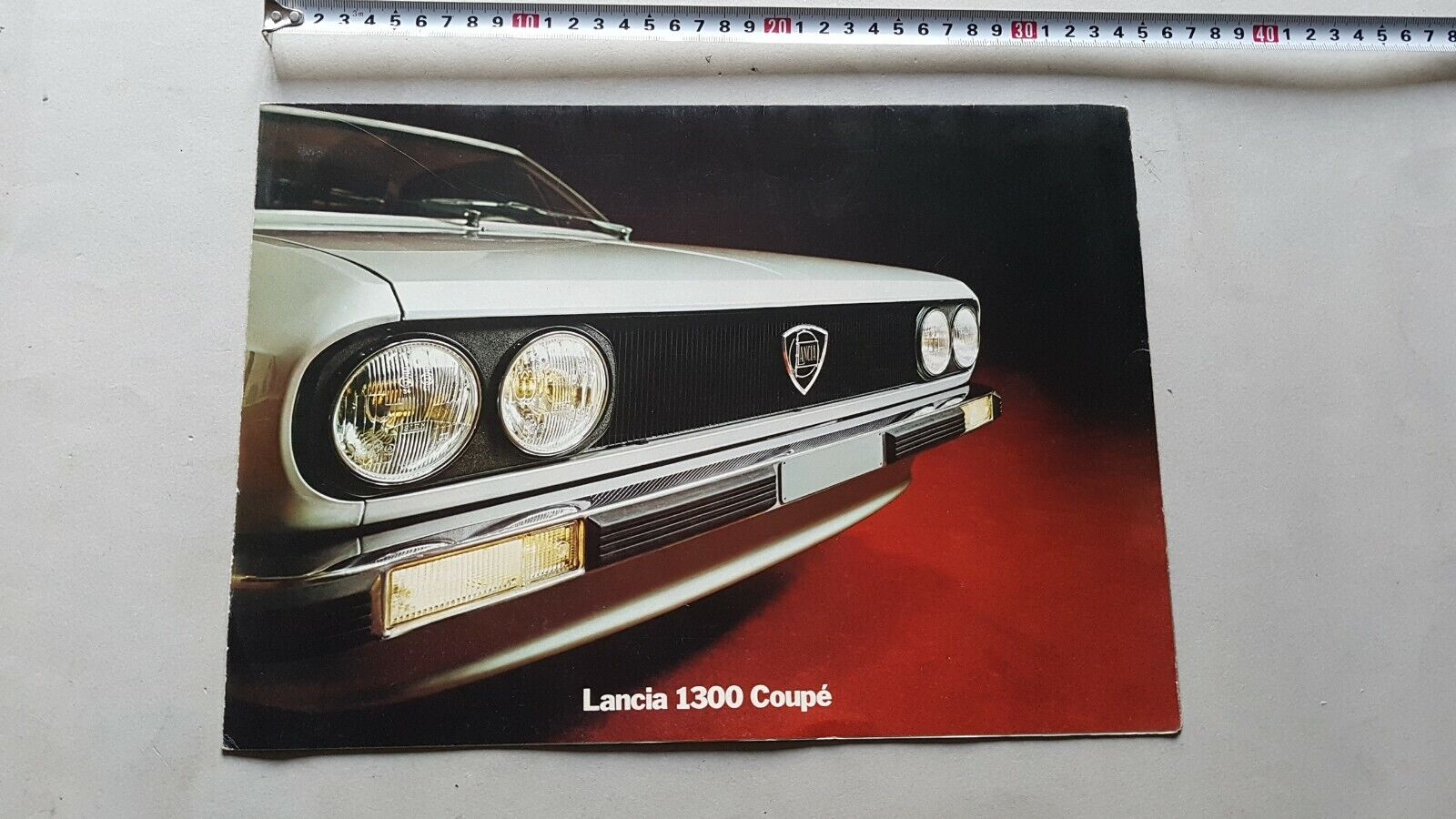 Lancia Beta 1300 Coup 1976 depliant originale italiano auto brochure