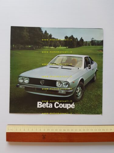 Lancia Beta Coupè depliant lancio 1973 originale