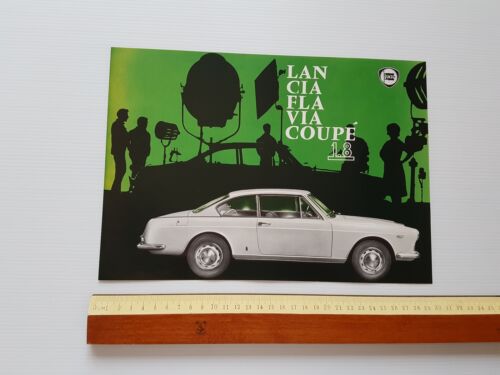 Lancia Flavia 1.8 Coupè 1963 depliant originale italiano