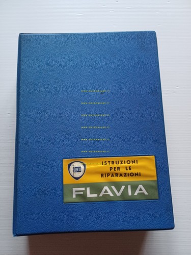 Lancia Flavia Berlina-Coupè 1970 manuale officina riparazione italiano originale