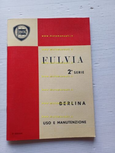 Lancia Fulvia Berlina 2a Serie 1971 manuale uso manutenzione libretto …