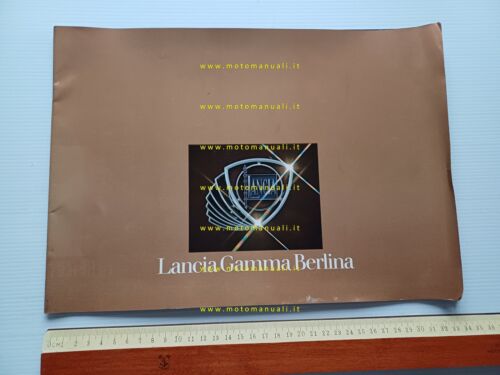 Lancia Gamma berlina 1976 depliant italiano originale