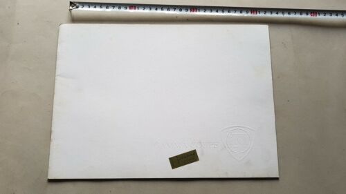 Lancia Gamma Coupè 1977 depliant originale italiano auto brochure