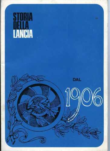 Lancia rivista ufficiale Storia della Lancia 1974