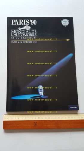 Lancia salone Parigi 1990 cartella stampa originale press kit