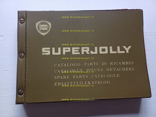 Lancia Superjolly 1964-67 catalogo ricambi originale