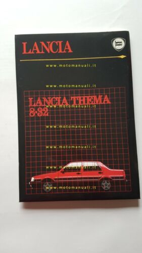 Lancia Thema Ferrari 8.32 1986 CARTELLA STAMPA italiano originale NO …