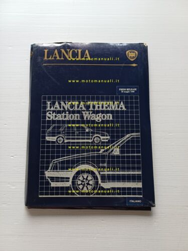 Lancia Thema Station Wagon 1986 cartella stampa originale