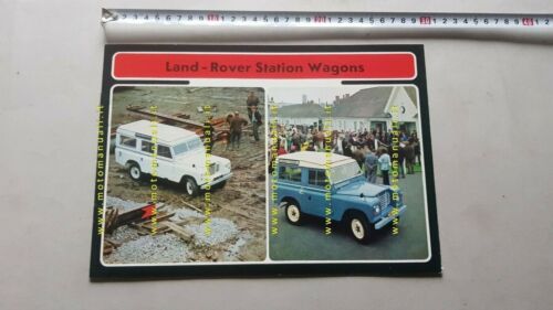 Land Rover modelli anni '70 depliant originale italiano auto epoca …