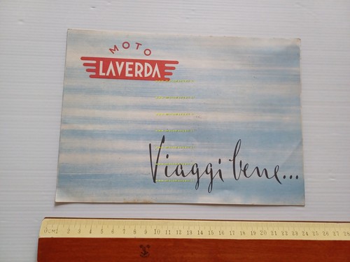 Laverda 100 Sport -100 Sport Lusso -100 Turismo 1956 depliant …