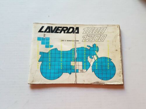 Laverda 1000-1200 1979 manuale uso originale moto ITALIANO owner's manual